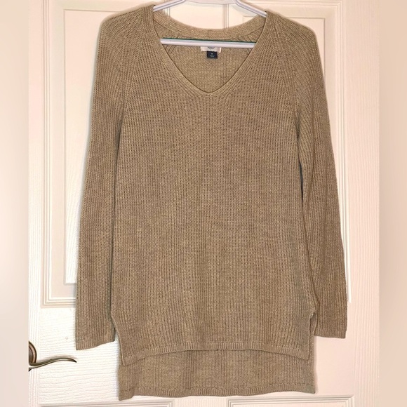 Old Navy - v neck tunic knit sweater - Medium - Picture 1 of 2